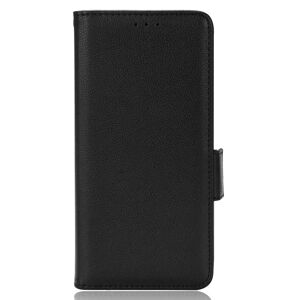 MOBILCOVERS.DK Asus Zenfone 10 / 9 Læder Cover m. Pung og Strop - Sort