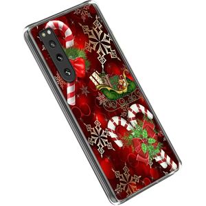 MOBILCOVERS.DK Sony Xperia 5 IV Fleksibelt Plast Jule Cover - Julestokke