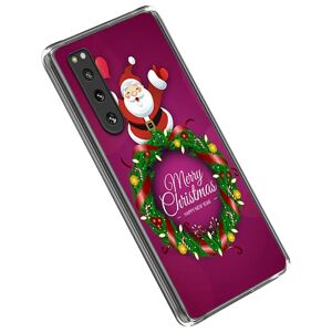 MOBILCOVERS.DK Sony Xperia 5 IV Fleksibelt Plast Jule Cover - Julemand