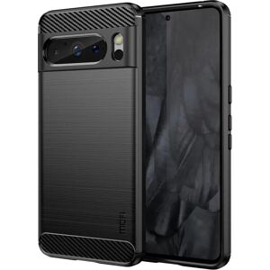 MOBILCOVERS.DK Google Pixel 8 Pro Brushed Carbon Cover - Sort