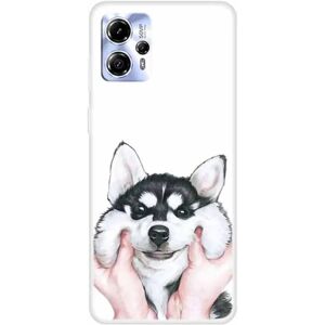 MOBILCOVERS.DK Motorola Moto G13 Fleksibelt Plastik Cover m. Print - Husky