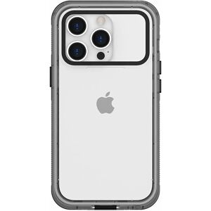 MOBILCOVERS.DK iPhone 15 Pro Vandtæt Håndværker Cover - Gennemsigtig / Sort