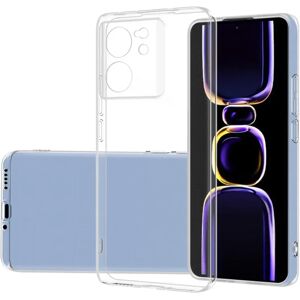 MOBILCOVERS.DK Xiaomi 13T / 13T Pro Fleksibelt TPU Plastik Cover - Gennemsigtig