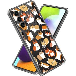 MOBILCOVERS.DK Samsung Galaxy A35 (5G) Fleksibelt Plastik Cover m. Motiv - Hunde