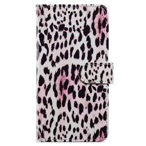 MOBILCOVERS.DK Samsung Galaxy A35 (5G) Læder Cover m. Pung og Strop - Leopard