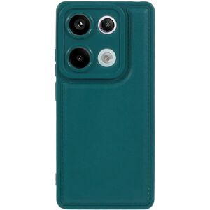 EIDERWOOD Xiaomi Redmi Note 13 Pro (4G) / Poco M6 Pro Fleksibelt Plastik Cover m. Læderbetrukket Pude - Grøn