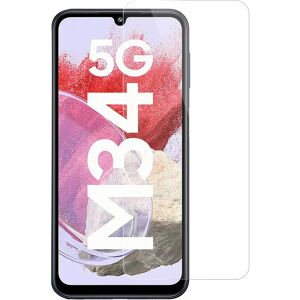 MOBILCOVERS.DK Samsung Galaxy M34 (5G) / F34 (5G) Hærdet Glas Skærmbeskyttelse - Case Friendly - Gennemsigtig