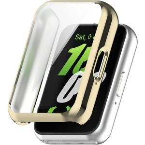 MOBILCOVERS.DK Samsung Galaxy Fit3 Plastik Cover m. Indbygget Skærmbeskytter - Guld