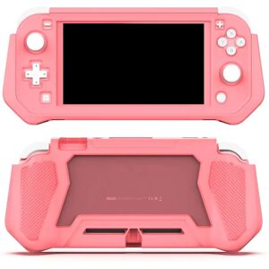 MOBILCOVERS.DK Nintendo Switch Lite 360° Plastik Cover m. Indbygget Skærmbeskyttelse - Pink