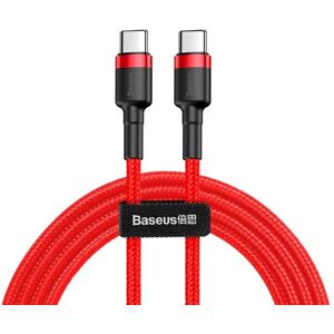 Baseus Cafule 60W PD USB-C til USB-C Kabel - 1m - Rød