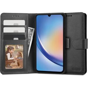 Samsung Galaxy A34 (5G) Tech-Protect Wallet m. Pung & Ståfunktion - Sort