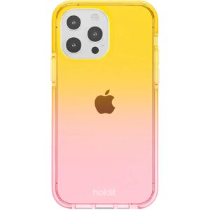 Holdit iPhone 13 Pro Seethru Case - Gradient Bright Pink/Orange Juice