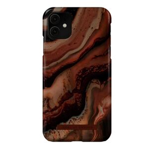 iDeal Of Sweden iPhone 11 Fashion Case - Dark Amber Marble