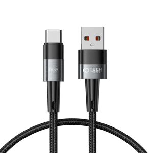 Tech-Protect Ultraboost 66W/6A USB-A til USB-C Kabel 25cm - Sort