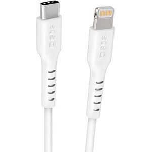 SBS USB-C til Lightning Kabel MFI - 3 Meter - 480 Mbit/s - Hvid