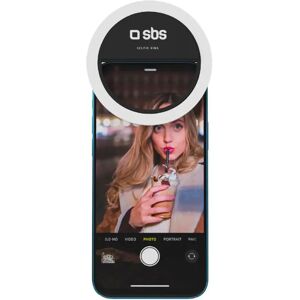 SBS Mini Selfie Ring Light til Smartphone - Sort