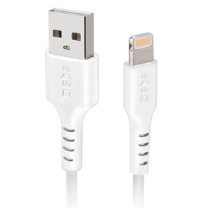 SBS USB-A til Lightning Kabel MFI - 1 Meter - 480 Mbit/s - Hvid