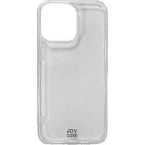 iPhone 15 Pro Max Joy Case Hybrid Glitter Cover - Gennemsigtig / Sølv