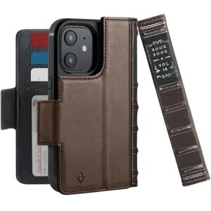 iPhone 12 Mini Twelve South BookBook Cover - MagSafe Kompatibel - Brun