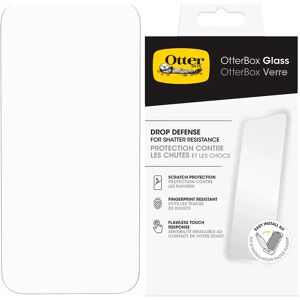 OtterBox iPhone 15 Skærmbeskyttelses Glas m. Installations Kit - Drop Defense - Case-Friendly - Gennemsigtig