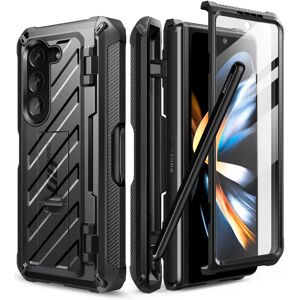 Samsung Galaxy Z Fold 5 SUPCASE Unicorn Beetle Pro Håndværker Cover m. Skærmbeskyttelse - Sort