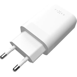 Fixed PD Hurtig Vægoplader 35W 2x USB-C - Hvid