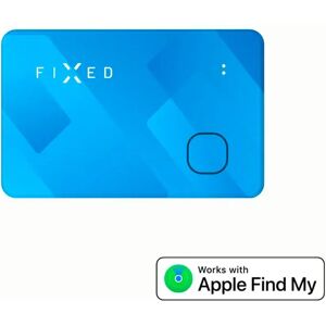 Fixed Tag Card – Bluetooth GPS Tracker – Apple Find My Kompatibel - Blå