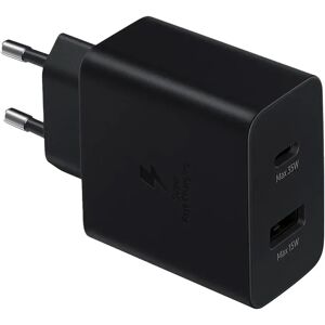 Samsung Super Fast Charge 35W Vægoplader m. USB-C PD & USB-A - Sort