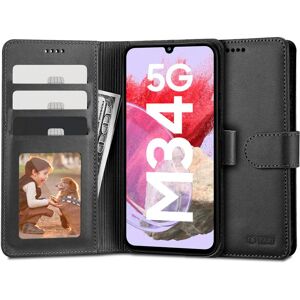 Samsung Galaxy M34 (5G) / F34 (5G) Tech-Protect Wallet m. Pung & Ståfunktion - Sort