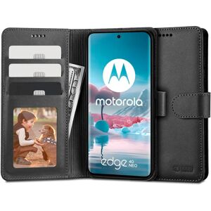 Motorola Edge 40 Neo Tech-Protect Wallet m. Pung & Ståfunktion - Sort