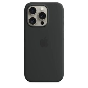 Original Apple iPhone 15 Pro Silikone MagSafe Cover Black (MT1A3ZM/A)
