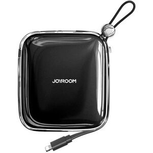 Joyroom Jelly Series JR-L003P Powerbank 22.5W - USB-A / USB-C PD m. Indbygget Lightning - 10.000 mAh - Sort