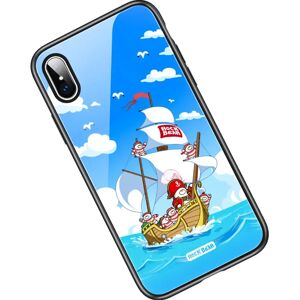 iPhone XS Max ROCK Bear Pirate Ship Cover m. Glas Bagside