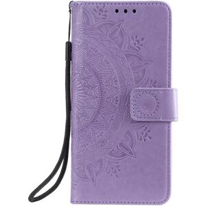 MOBILCOVERS.DK iPhone 11 Læder Cover m. Pung - Mandala Mønster Lilla