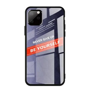 MOBILCOVERS.DK iPhone 11 Pro Max Cover m. Glasbagside - Be Yourself - Lilla