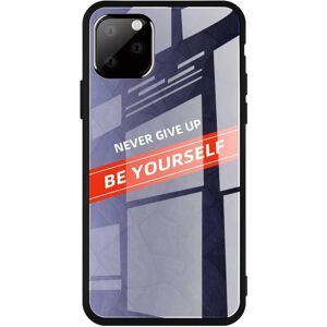 MOBILCOVERS.DK iPhone 11 Pro Cover m. Glasbagside - Be Yourself - Lilla