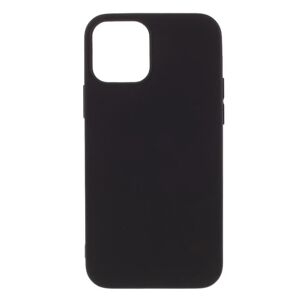 MOBILCOVERS.DK iPhone 12 / 12 Pro Minimalistisk Mat Fleksibelt Plastik Cover - Sort