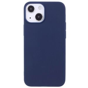 MOBILCOVERS.DK iPhone 13 Fleksibel TPU Plast Bagside Cover - Mørkeblå