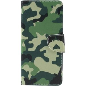 MOBILCOVERS.DK Samsung Galaxy A9 (2018) Læder Cover m. Pung Camouflage