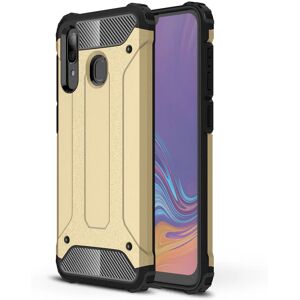 MOBILCOVERS.DK Samsung Galaxy A30 Heavy Duty Håndværker Cover - Guld