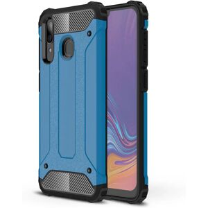 MOBILCOVERS.DK Samsung Galaxy A30 Heavy Duty Håndværker Cover - Blå