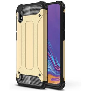 MOBILCOVERS.DK Samsung Galaxy A10 Heavy Duty Håndværker Cover - Guld