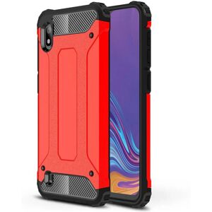 MOBILCOVERS.DK Samsung Galaxy A10 Heavy Duty Håndværker Cover - Rød