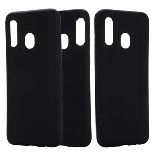 MOBILCOVERS.DK Samsung Galaxy A40 Silikone Cover Sort