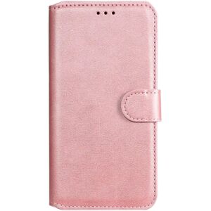 MOBILCOVERS.DK Samsung Galaxy A52s (5G) / A52 (4G / 5G) Blankt Læder Flip Cover m. Kortholder & Ståfunktion - Rose Gold