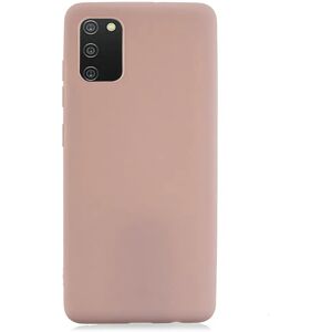 MOBILCOVERS.DK Samsung Galaxy A02s Fleksibelt Mat Plastik Cover - Blush Pink