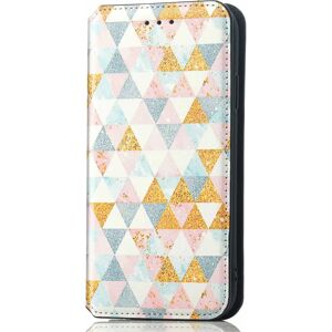 MOBILCOVERS.DK Samsung Galaxy A32 (4G) Caseneo Læder Cover m. Pung & Farverigt Print - Rhombus