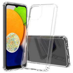 MOBILCOVERS.DK Samsung Galaxy A03 Acrylic Hybrid Bumper Cover - Gennemsigtig