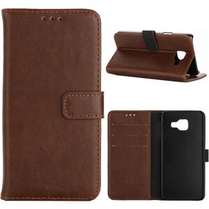 MOBILCOVERS.DK Samsung Galaxy A5 (2017) Wallet Læder Etui m. Pung Mørkebrun