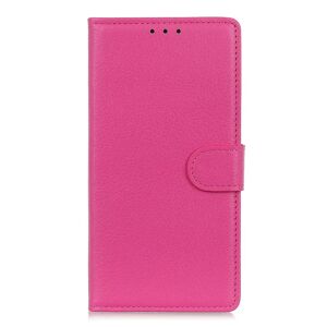 MOBILCOVERS.DK Sony Xperia 1 IV Litchi Læder Cover m. Pung - Pink